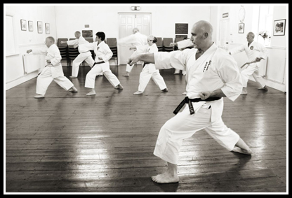 Training at the Yamashiro Kai Gulval Dojo